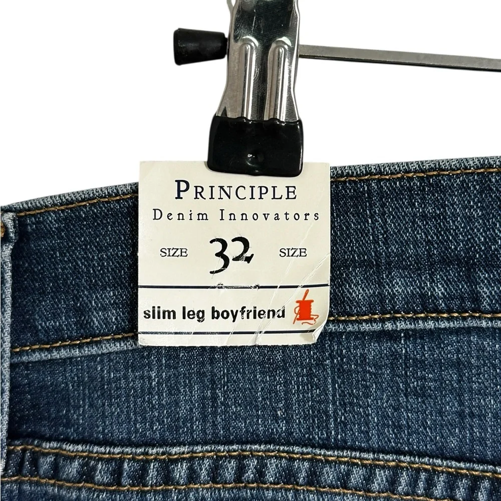 NWT Principle Denim Innovators The Favorite Slim Leg Boyfriend Jeans Sz 32
